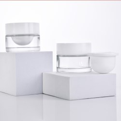 30ml Double Wall Glass Cosmetic Jar (JG-F435)